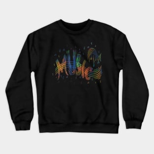 Music lovers inspirational art Crewneck Sweatshirt
